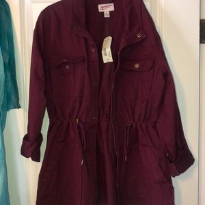 Burgundy Arizona anorak jacket
